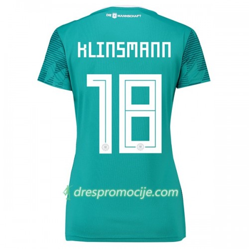 Njemačka Dres Klinsmann 18 Ženska Gostujući Svjetsko prvenstvo 2018 Njemačka Dres Klinsmann 18 Ženska Gostujući Svjetsko prvenstvo 2018